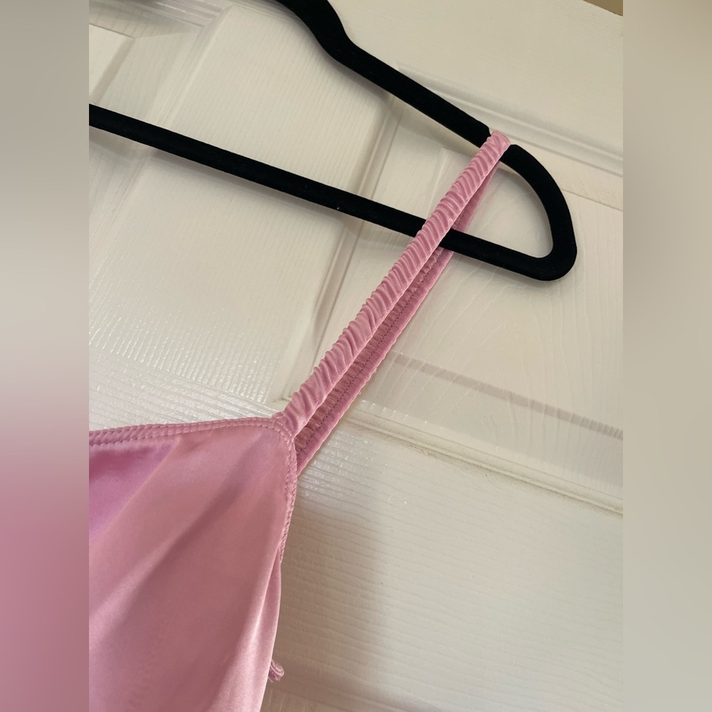 NWT Zara light Pink Satin Slip Dress - Picture 4 of 8